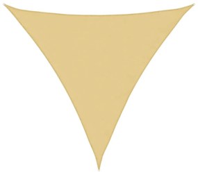 homokszínű 100% oxford szövet napvitorla 4,5x4,5x4,5 m