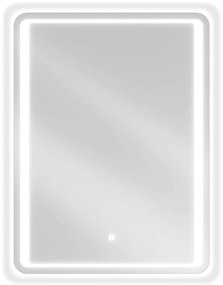 Mexen Zusa, LED fürdoszobai tükör háttérvilágítással 60x80 cm, 6000K, páramentes, 9808-060-080-611-00