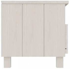 HAMAR fehér tömör fenyőfa TV-szekrény 106 x 40 x 40 cm