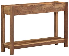 Konzolasztal 107x33x76 cm Tömör fa újrahasznosított