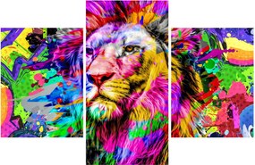 Kép - Oroszlán 3D-s képe (90x60 cm)