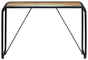 Tömör újrahasznosított fa étkezőasztal 118 x 60 x 76 cm