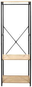 Intenso Home ruhafogas polcokkal 60 x 167cm sonoma tölgy | Előszobai ruhatároló cipőtartóval / nyitott gardrób