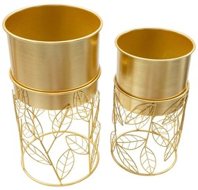 Fém kaspó szett 2 db-os ø 23 cm Livi – Mauro Ferretti