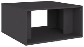 4 db szürke szerelt fa dohányzóasztal 33 x 33 x 33 cm