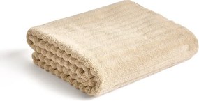 Bézs frottír pamut fürdőlepedő 70x140 cm Navira – Kave Home