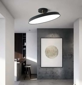 Toolight Szerszámlámpa - Mennyezeti lámpa 50 cm 5xE27 60W APP860-C, fekete-arany, OSW-08956