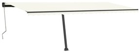 antracitszürke vas napellenző rúd szett 600x245 cm