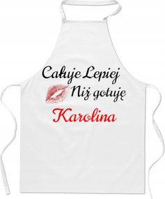 Konyhai kötény Csókolózik Jobban, mint Főzi A Valentin-napot A Neved