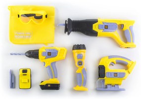 G21 játék - DELUXE TOOLS elemes szerszámkészlet 10 darab