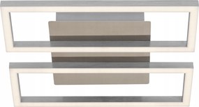 Briloner Led mennyezeti lámpa 28 cm, 14,5 W, szabályozható fényerejű, matt nikkel