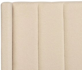 Franciaágy 160 cm Vue (bézs boucle) (ágyráccsal). 1076453