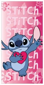 Disney Lilo és Stitch, A csillagkutya fürdőlepedő, strand törölköző 70x140cm (Fast Dry)