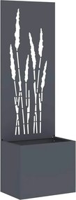 vidaXL Kertvédő vászon Antracit 50 x 140 cm Hidegen hengerelt acél