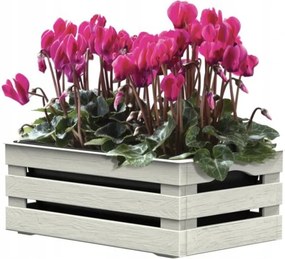 Bama Ültetvény belső tálcával Tina Flower 2 Wt, fehér