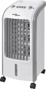 vidaXL hordozható léghűtő 80 W 4 L 25 x 26 x 56 cm