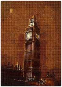 Poszterek A4 Pion London Big Ben