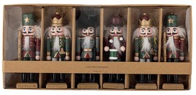 Fa karácsonyfadísz készlet 6 db-os 13 cm Nikita – Bloomingville