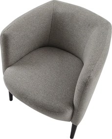 Fotel, világosszürke/fekete, ALIEN