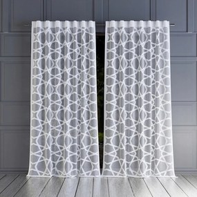 Mg Függöny Fehér Panel Vegas 140x250 Új