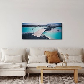Egy fahíd képe (120x50 cm)