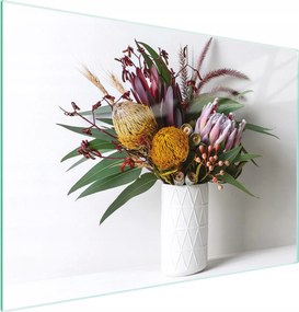 Üveg Vágódeszka 30x22 Virágok Edzett Üveg