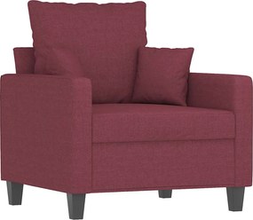 vidaXL bordó szövet kanapéfotel 60 cm