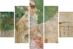 Kép - Berthe Morisot, Young Woman Knitting, reprodukciók (150x105 cm)