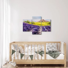 Kép - Provence, franciaország, olajfestmény (90x60 cm)