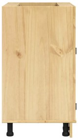 Cabinet fiókkal polcokkal Méz 60 x 46 x 81,5 cm Tömör fenyőfa