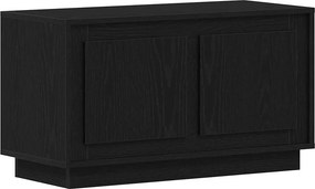 vidaXL TV szekrény Musta tammi 80 x 35 x 45 cm Faanyag