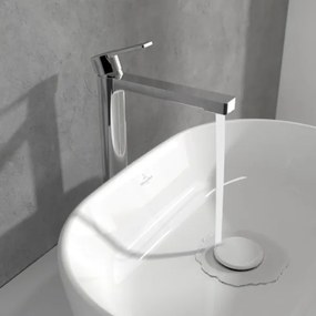 Villeroy & Boch TVW10300500061-Mosdócsaptelep+leeresztőgarnitúra ARCHITECTURA 32,9 cm bal króm