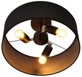 Csillár rúdon ALBA 3xE27/15W/230V fekete