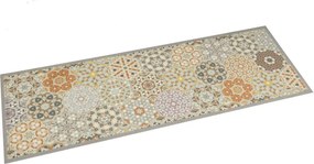 vidaXL mosható hatszögletű pasztell bársony konyhaszőnyeg 60x180 cm