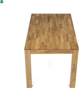 Tömör Tölgy Étkezőasztal 140×80 cm. DS-H140 DUB