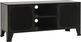 vidaXL szürke fém és MDF TV-szekrény 105 x 36 x 47 cm