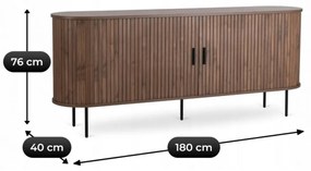 Komód Dió színben. TRISH 180