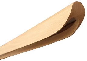 LED Csillár zsinóron LED/22W/230V 4000K 120 cm bükkfa/tömör fa