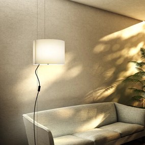 RENDL BROADWAY závěsná posuvná bílá chrom 230V LED E27 15W