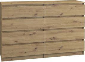 M8 140 komód, tölgy