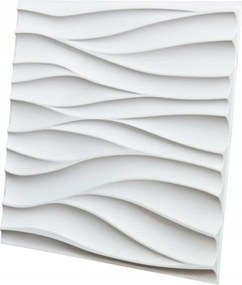 Dekorációs panel Pvc 50 x 50 cm 12 db hullámos
