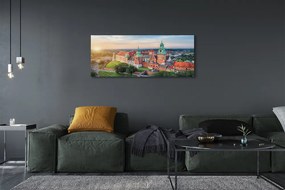Canvas képek Krakow vár panoráma napkeltekor 100x50 cm