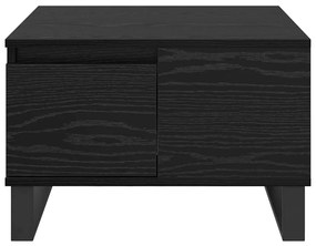 Dohányzóasztal fiókkal Musta tammi 55 x 55 x 36.5 cm Faanyag