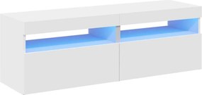 vidaXL 2 db fehér TV-szekrény LED-lámpákkal 60 x 35 x 40 cm