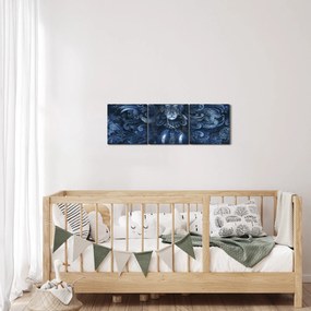 Kép - sötét barokk (órával) (90x30 cm)