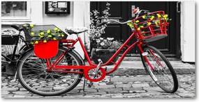 Fotó kép edzett üveg Városi kerékpár 140x70