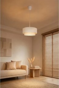 Brilagi - LED kábeles függőlámpa BOHO ECO 1xE27/10W/230V átmérő 40 cm krémszínű