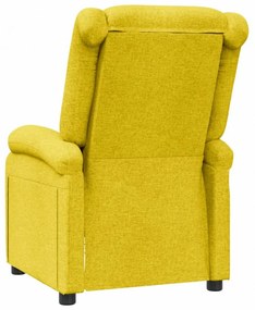 sárga szövet dönthető fotel