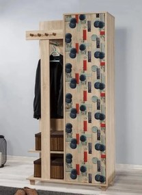 Garmanto előszobafal, 90 cm – TR869VEL4837