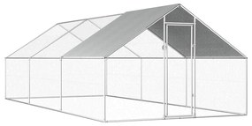 vidaXL kültéri horganyzott acél tyúkól 2,75 x 6 x 1,92 m